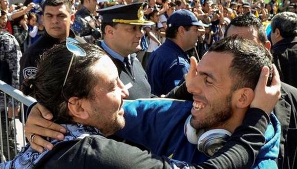 Boca Juniors: Carlos Tévez se reencuentra con viejo amigo [VIDEO]
