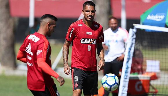 Preparador físico de Flamengo habló del estado de Paolo Guerrero
