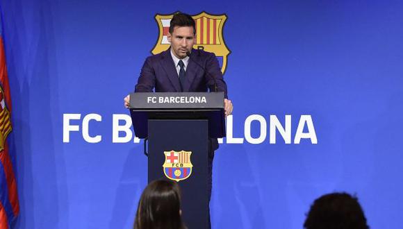 La indignación de Jaume Llopis, socio de Barcelona, sobre la marcha de Lionel Messi. (Foto: AFP)