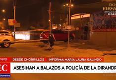 Matan a balazos a policía de la Dirandro en exteriores de un car wash de Chorrillos