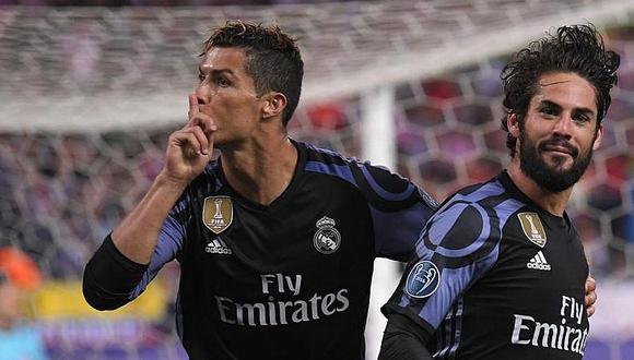Cristiano Ronaldo mandó a callar al Vicente Calderón tras gol de Isco