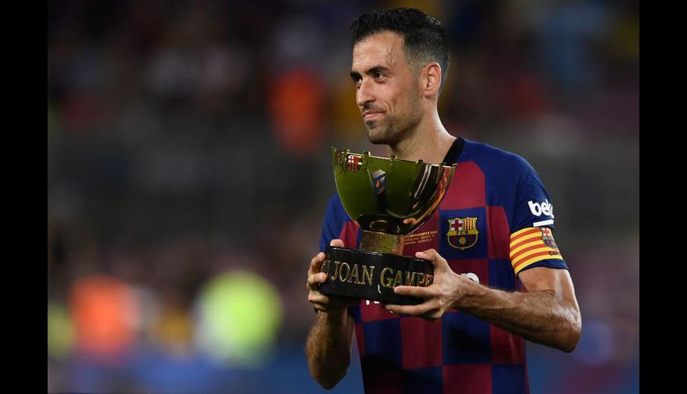 17.- Sergio Busquets (Barcelona), en 55.6 millones de dólares. (Foto: AFP)