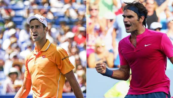 Roger Federer y Novak Djokovic disputarán la final del Master de Cincinnati 2015 