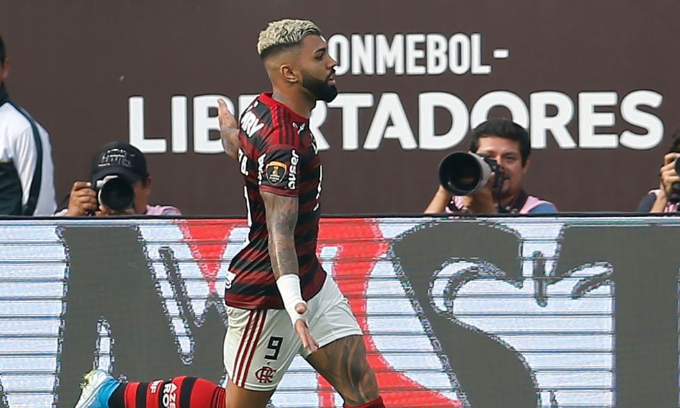 River Plate vs. Flamengo Gabigol puso el 11 en la final de Copa