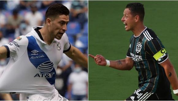 Santiago Ormeño y Javier Hernández pedidos en la selección mexicana. (Foto: EFE / AFP)