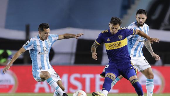 Boca cayó 1-0 ante Racing en el duelo de ida de la llave. (Foto: AFP)