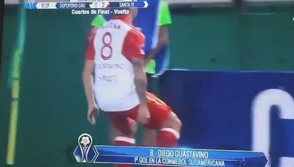 Guastavino marca golazo para acceder a 'semis' de la Sudamericana [VIDEO]
