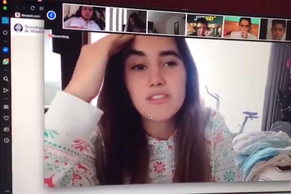 Los demás estudiantes apoyaron a la profesora y pidieron que su compañero sea retirado.  | Foto: YouTube/Canal66