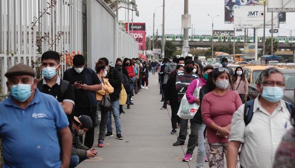 Casos de contagios por coronavirus se incrementaron en el país. (Foto: Ángela Ponce/GEC)