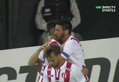 River Plate vs. Atlético Grau: Olivera conectó cabezazo imparable y puso el 1-0 en Uruguay | VIDEO