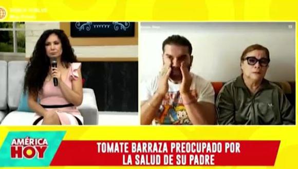 Carlos ‘Tomate’ Barraza se quiebra al revelar que él y sus padres se contagiaron de COVID-19. (Foto: captura de video).