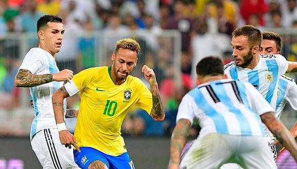 Neymar pasó mal momento luego de fallar un lujo ante defensor argentino