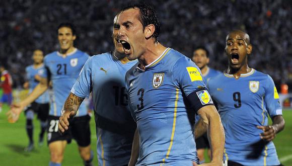 Diego Godín analizó el Perú vs. Uruguay por las Eliminatorias Qatar 2022. (Foto: EFE)