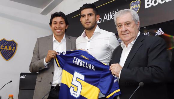 Zambrano será el décimo peruano que juegue en el club bonaerense. (Foto: Boca Juniors)