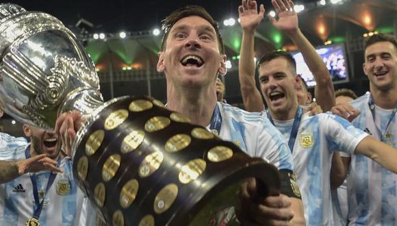 La imagen de Lionel Messi estará en casco de campeón argentino del Dakar. (Foto: AFP)