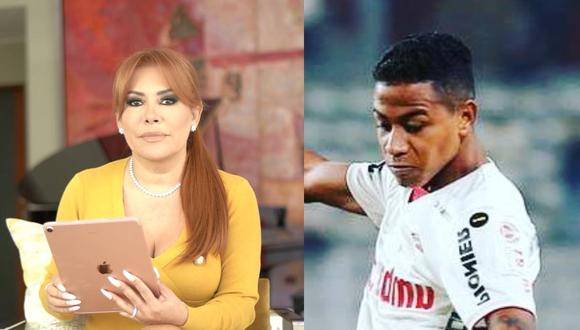 Magaly Medina crítica a periodistas deportivos por no referirse al caso de Andy Polo. (Foto: @magalymedinav/@andypolo94).