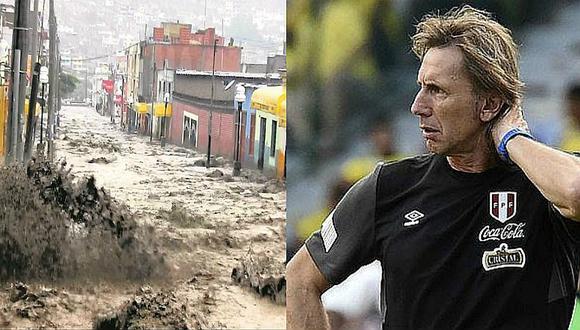 Selección peruana: Esto dijo Ricardo Gareca sobre los desastres en nuestro país