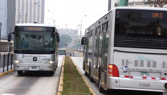 Desde este lunes 31 de enero regirá un nuevo horario en el transporte público de Lima y Callao. Foto: GEC
