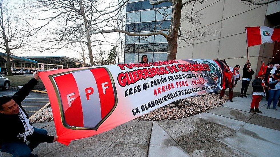 Selección peruana: Así fue recibido Perú en Nueva Jersey [GALERÍA]