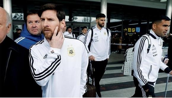 Lionel Messi llegó a Ezeiza y ya entrena con la selección argentina