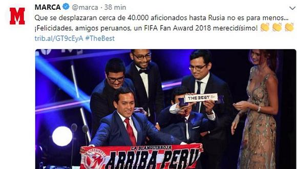 Así reaccionó la prensa internacional tras victoria de Perú en The Best
