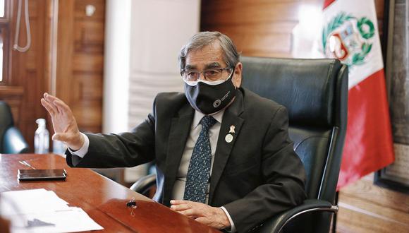 Ex ministro de Salud, Óscar Ugarte. (Joel Alonzo/ @photo.gec)