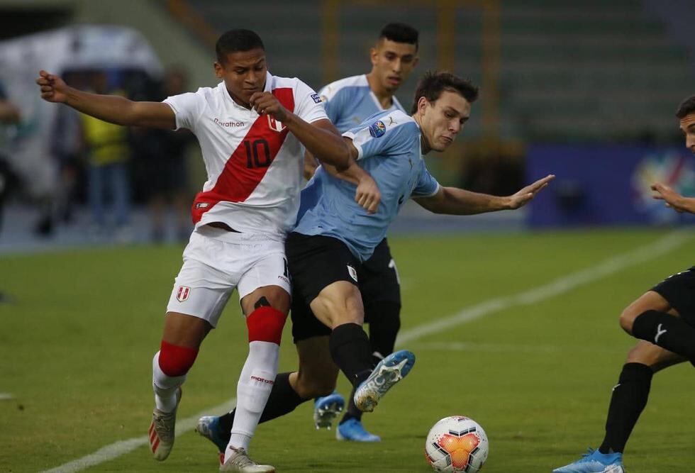 Perú vs. Uruguay por el Preolímpico de Colombia Sub 23