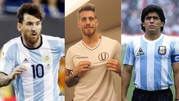 ¿Por qué Germán Denis recordó a Messi y Maradona en su presentación?