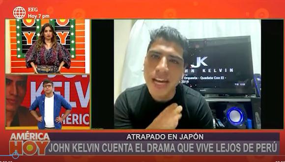 John Kelvin sufre de depresión por no poder volver a Perú desde hace cinco meses tras quedarse varado en Japón. (Foto: captura de video)