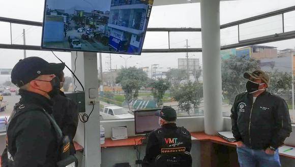 Las cámaras de videovigilancia fueron instaladas ante la incidencia de robos. Foto: Municipalidad de Villa María del Triunfo
