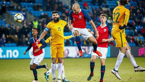 Australia, rival de Perú en el Mundial, cayó goleado 4-1 por Noruega