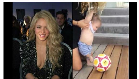 Hijo de Gerard Piqué patea el balón junto a Shakira por sus 6 meses [VIDEO]
