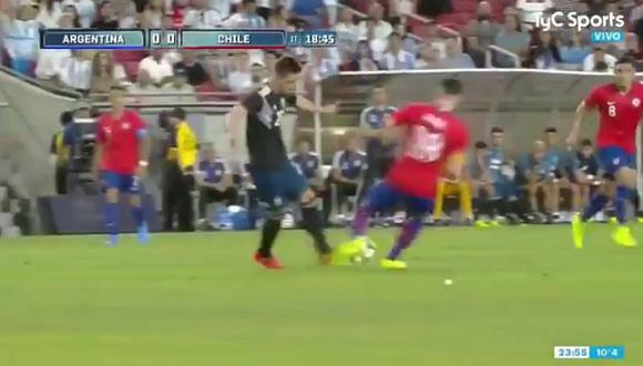 Chile vs. Argentina [En Directo] Lo Celso humilló y rompió a Sagal con un brutal 'huacha' | VIDEO