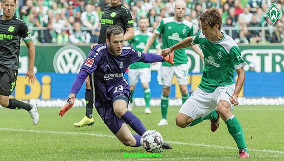 Con Claudio Pizarro, Werder Bremen empató 1-1 con el Hannover 96 