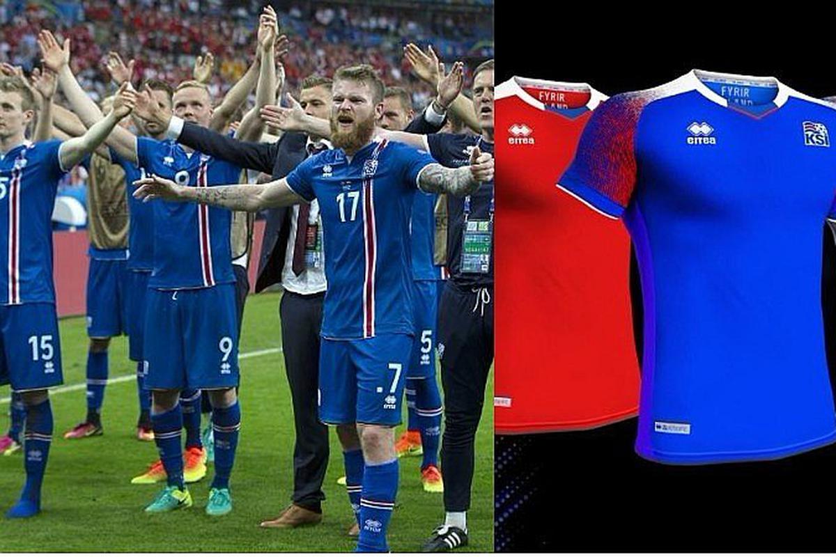 Selección Islandia presentó camiseta que usará en Rusia 2018 | MUNDIAL | BOCÓN