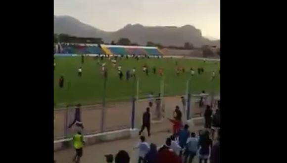Copa Perú: Partido terminó a balazos [VIDEO]
