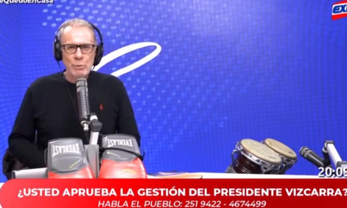 Ricardo Belmont tuvo una peculiar reacción tras ser insultado en su programa de radio Exitosa