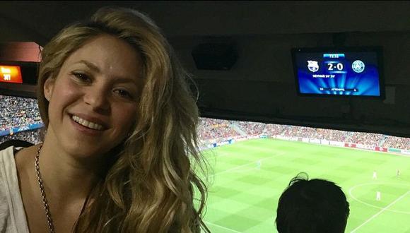 Champions League: Shakira celebra clasificación del Barcelona [FOTO]