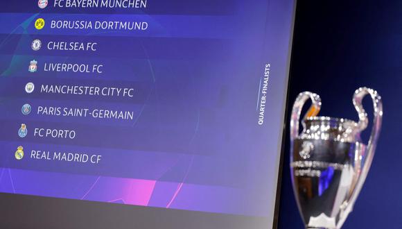 Así se jugarán las semifinales de la Champions League. (Foto: AFP)