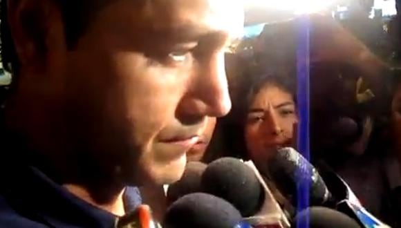 Daniel Ahmed llegó a Lima: Gracias por seguir creyendo en nosotros [VIDEO]