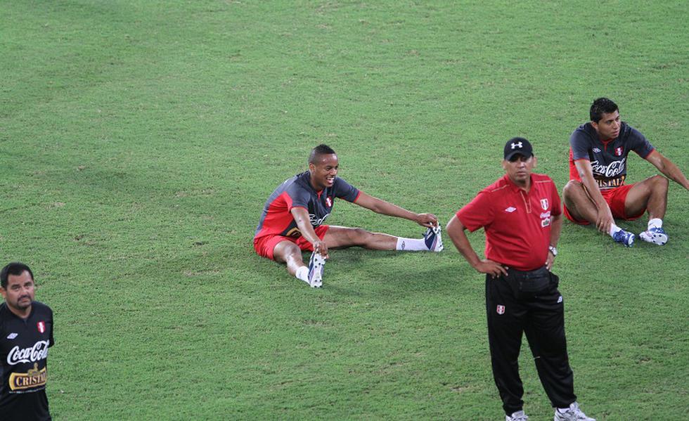 Perú realizó reconocimiento del campo del Estadio Nacional [FOTOS]
