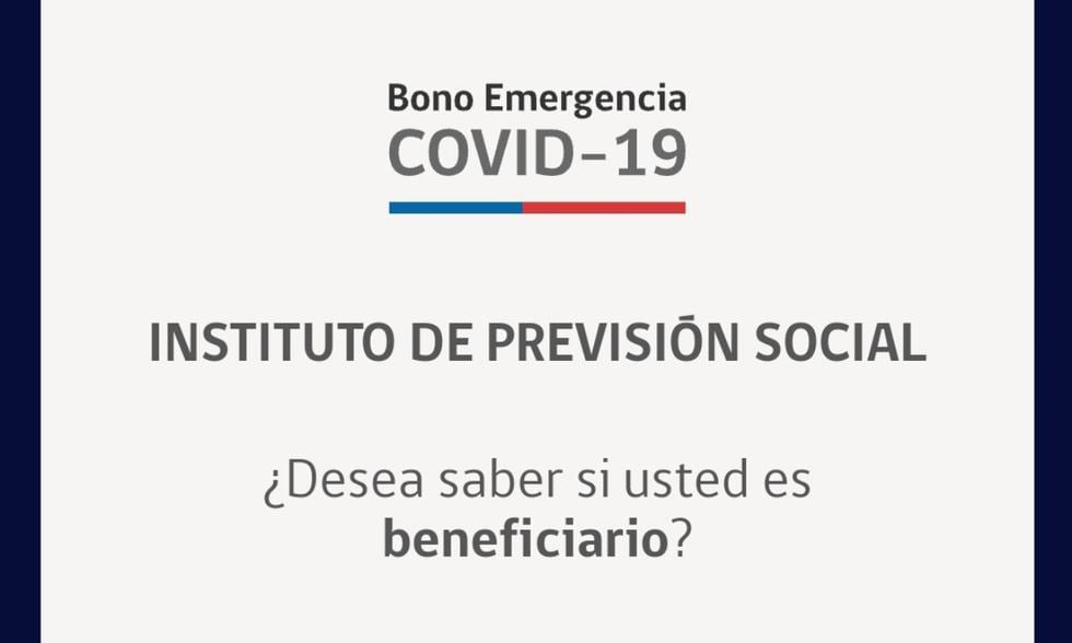 Bono de Emeregencia Covid 19 en Chile