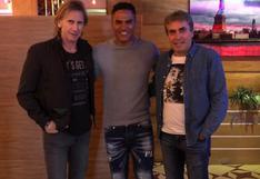 Ricardo Gareca y Néstor Bonillo se reunieron con Anderson Santamaría en Guadalajara