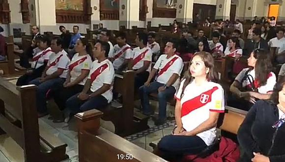 Paolo Guerrero: ofician misa para que salga librado ante el TAS [VIDEO]