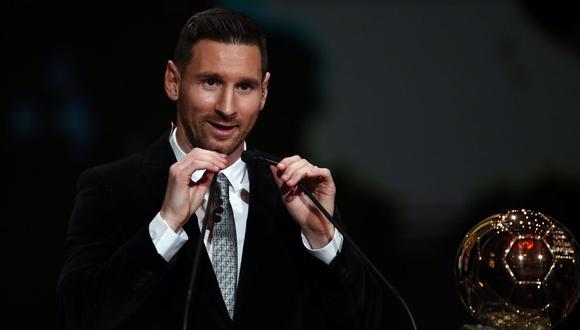 Lionel Messi se impuso por votaciones al holandés Virgil van Dijk y al luso Cristiano Ronaldo. (Foto: AFP)