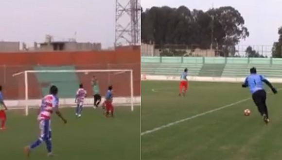 Alianza Lima: exarquero blanquiazul marca golazo de media cancha en la Copa Perú 2019 | VIDEO