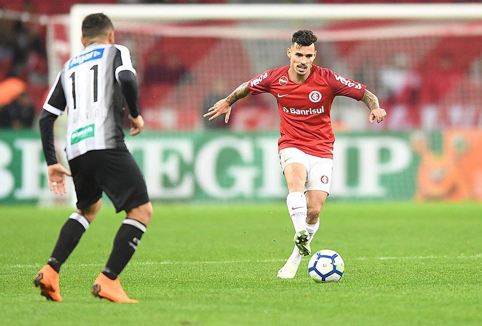 Paolo Guerrero fue titular en la derrota de Internacional ante Palmeiras por la Copa de Brasil