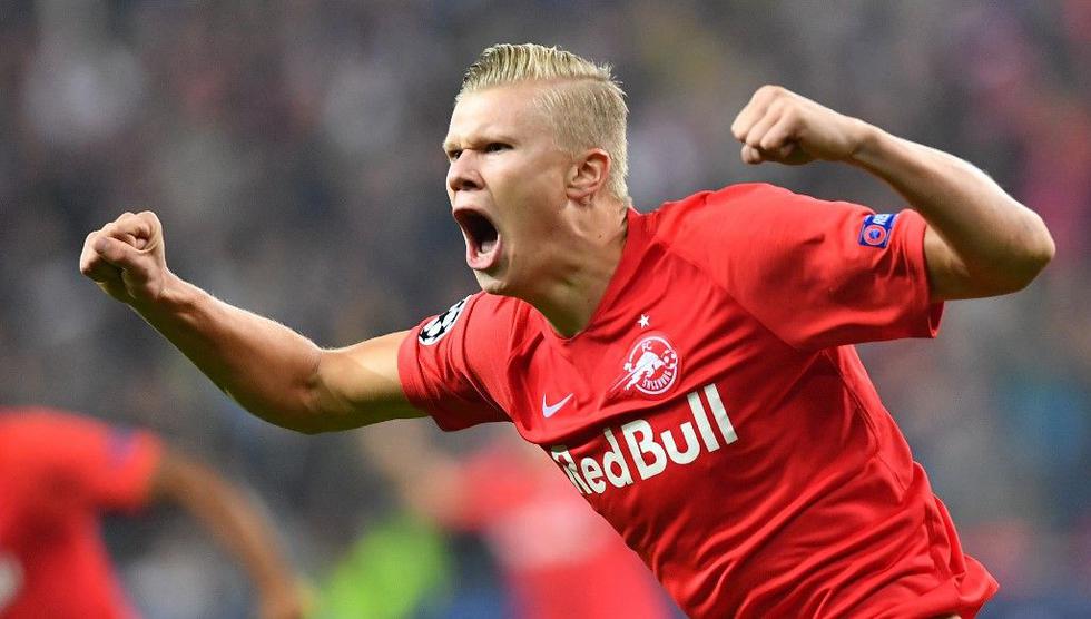 11. Erling Haaland / RB Salzburgo - 16 goles (24 puntos). (Foto: AFP)