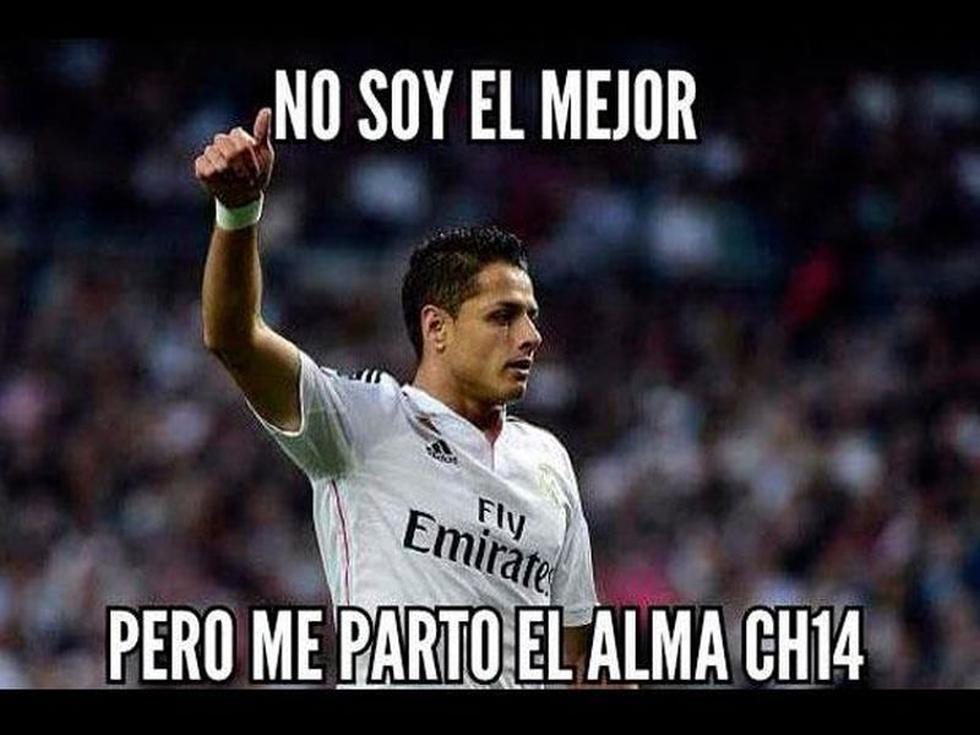 Champions League: Chicharito es víctima de memes tras triunfo del Real Madrid [FOTOS]