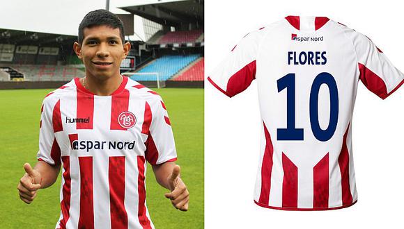Edison Flores usará la '10' en  Aalborg Boldklub [FOTO]